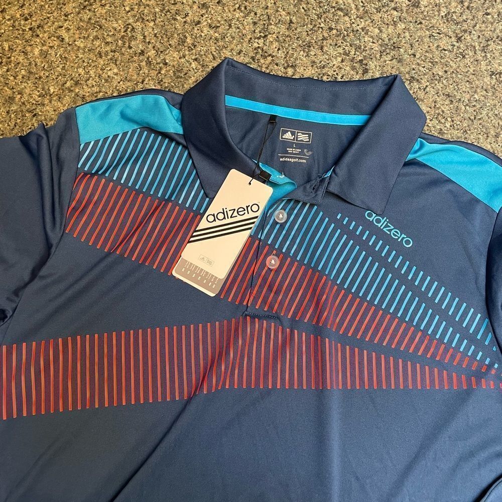 Adizero adidas golf polo. Large - Picture 8 of 9